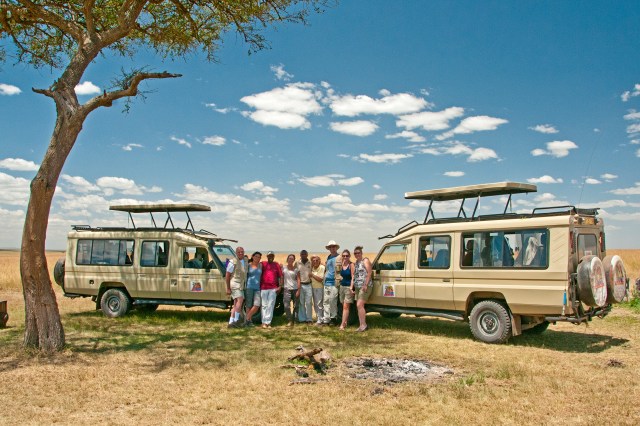 Group with 2 Land Cruiser